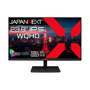 �y�|�C���g�ő�28�{�z JAPANNEXT 23.8 �C���` �t�� �f�B�X�v���C ���掿 WQHD 2560×1440 IPS ����� �p�l�� 75Hz 14ms HDMI Displayport �Ή� USB Type-C ���d �`���g VESA�}�E���g �@�\ �t�� �V�i JN-IPS238WQHD-C65W �W��