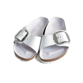 【P5倍】 正規取扱店 BIRKENSTOCK ビルケンシュトック サンダル レディース Madrid Big Buckle マドリッド ビッグバックル スムースレザー ウィメンズ 夏 白 ホワイト white 23 24 24.5cm 1018866