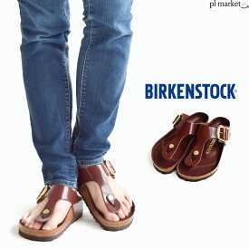 正規取扱店 BIRKENSTOCK ビルケンシュトック Gizeh Big Buckle/ギゼー ビッグバックル エナメルレザー サンダル レギュラー1021477