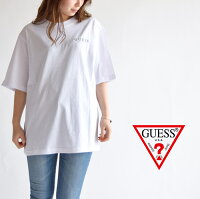 ゲス/GUESS/Tシャツ/クルーネック/シンプルプリントメンズレディースユニセックス男女兼用リンクコーデMJ2K9418メンズレディースユニセックスペア半袖ブランドストリート綿100%