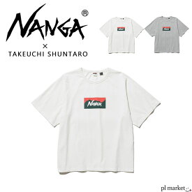 【2023春夏新作】NANGA ナンガ NANGA×TAKEUCHI SHUNTARO BOX LOGO LOOSE FIT TEE ナンガ×タケウチ シュンタロウ ボックスロゴルーズフィットティー ロゴ プリント メンズ レディース ユニセックス シンプル カジュアル アウトドア ジム NW2311-1G242