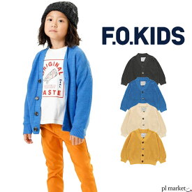 【10%OFF/2023秋冬新作】F.O.KIDS キッズ カラバリカーディガン カーディガン ボレロ 長袖 男の子 女の子 ユニセックス アウター トップス ブランド キッズ カジュアル シンプル アメカジ 子供服 キッズ服 おしゃれ プレゼント ギフト R404013