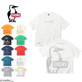 【2024春夏新作】CHUMS チャムス Tシャツ オーバーサイズドブービーTシャツ Oversized Booby T-Shirt メンズ レディース ユニセックス 綿 春 夏 秋 全10色 M-XL CH01-2356