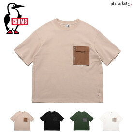 【2024春夏新作】CHUMS チャムス Tシャツ ヘビーウエイトジップポケットTシャツ Heavy Weight Zip Pocket T-Shirt メンズ レディース ユニセックス 綿 春 夏 秋 全4色 M-XL CH01-2358