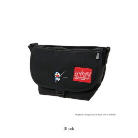 【2024春夏新作】Manhattan Portage マンハッタンポーテージ ドラえもん ショルダーバッグ Nylon Messenger Bag JR Flap Zipper Pocket Doraemon 2024 メンズ レディース ユニセックス オールシーズン ブラック フリーサイズ MP1605JRFZPDORA24