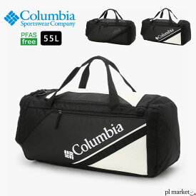 【2024春夏新作】コロンビア Columbia バッグ バックパック ボストンバッグ ブレムナースロープダッフル55L Bremner Slope Duffel 55L メンズ レディース ユニセックス ポリウレタン オールシーズン ブラック ホワイト 55L PU8676