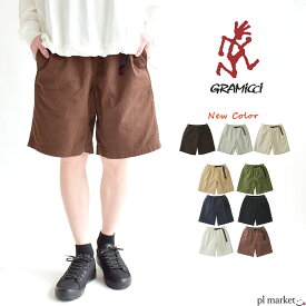 【2024春夏新色追加】GRAMICCI グラミチ ショートパンツ G-SHORT/G-ショーツ メンズ ハーフパンツ ショートパンツ パンツ ウェビングベルト コットン アウトドア キャンプ フェス BBQ 釣り G101-OGT