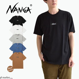 【2024春夏新色追加】NANGA ナンガ ECO HYBRID MT LOGO TEE/エコハイブリッド MTロゴティー Tシャツ 半袖 メンズ レディース 男女兼用 プリント プリントT シンプル カジュアル ストリート N1KZ