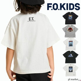 【2点で10%OFFクーポン対象/2024春夏新作】F.O.KIDS エフオーキッズ トップス UNIVERSAL コラボTシャツ 男の子 女の子 バックトゥザフューチャー ジェラシックパーク ジョーズ キャスパー ET ユニセックス 春 夏 秋 綿 全5色 100cm-150cm R307144