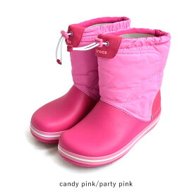 正規取扱店 クロックス 長靴 防水 ブーツ crocs キッズ 子供 クロックバンド ロッジポイント スノーブーツ ウィンターブーツ K crocband lodgepoint boot kids シューズ ベビー 軽量 軽い 防滑 滑らない 保温 あったかい アウトドア 203509