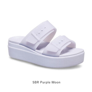 y30OFF/|Cg3{/2025tĐVzNbNX crocs T_  ubN obN tXeBh [ EFbW Brooklyn Buckle Frosted Low Wedge fB[X EFbWq[ t  H  V