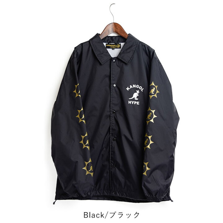 楽天市場】カンゴール KANGOL コーチ ジャケット ブラック ストリート 