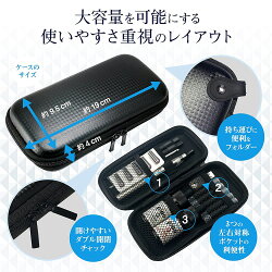 大容量を可能にする使いやすさ重視のレイアウト
