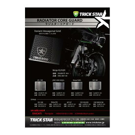 TRICK STAR (トリックスター) ラジエターコアガード ステンレス シルバー ZRX1100 ZRX1200 VHG-003-SV