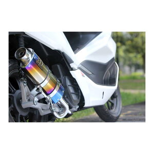 SP忠男 (SPタダオ) PURE SPORT フルエキゾーストマフラー SilentV チタン/ブルーe PCX150 2BK-KF30 PC1-GE-42
