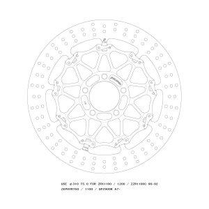 GALE SPEED (QCXs[h) NXbNfBXN[^[F310 R T=5.0 F)ZRX1100/ZRX1200 [t@[ ZEPHYR1100