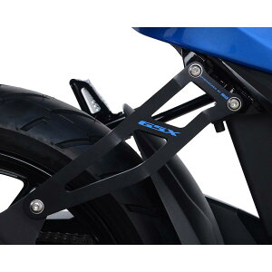 R&G (�A�[���A���h�W�[) Exhaust Hanger �G�L�]�[�X�g�n���K�[ BLACK �u���b�Nwith blue logo SUZUKI GSX-R125 GSX-S125 RG-EH0083BK-BLUE
