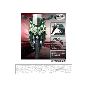 R&G (A[AhW[) ZJhXL(i|E^یtB) Z1000SX Ninja1000 jW1000 TChP[Xpt RG-SCPKAW005A