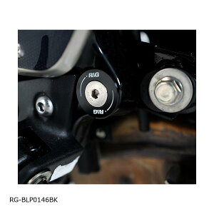 R&G (A[AhW[ ) Rear Footrest Plates:ubN Speed400 Scrambler400X LHS RG-BLP0146BK