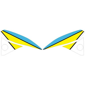 MDF (�G���f�B�[�G�t) �O���t�B�b�N�L�b�g �A�^�b�J�[���f�� �u���b�N�t�����g�t�F���_�[ GSX-R125 18- M18GSXR125-A-BK-FF