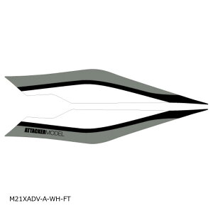 MDF (�G���f�B�[�G�t) �O���t�B�b�N�L�b�g �t�����g�g�b�v �A�^�b�J�[ �z���C�g X-ADV 21- M21XADV-A-WH-FT