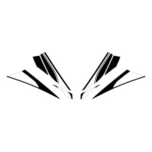 MDF (GfB[Gt) A^bJ[ CgJE ubNNinja250 13- M13NIN25-A-BK-LC