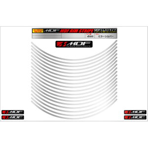 MDF (�G���f�B�[�G�t) �~���[ �����X�g���C�v �V���o�[ �����Ȃ� 4�~���� 2�ցF9�C���`/4�ցF8�C���` RIM-4M-SV-9N