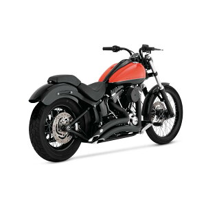VANCE & HINES(バンス&ハインズ) BigRadius 2-2 PCX ビッグラディウス ブラック マフラー SOFTAIL 86-17 1800-2570