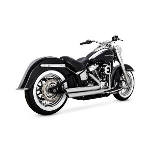 VANCE & HINES(バンス&ハインズ) BigShots Staggered PCX ビッグショットスタッガード マフラー クローム CHR SOFTAIL 1800-2581