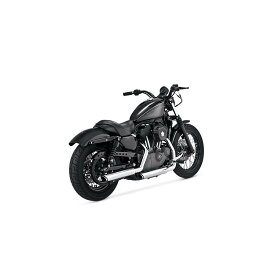 VANCE & HINES（バンス＆ハインズ）TwinSlash スリップオンマフラー クロム SPORTSTER 1801-0402