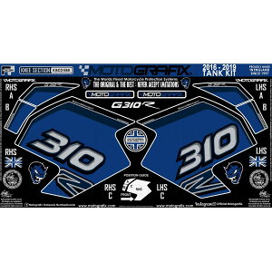 ���g�O���t�B�b�N�X �{�f�B�p�b�h KNEE BMW G310R MT-KB025BK