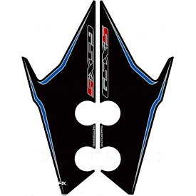 モトグラフィックス フロントフェンダーキット ブラック/レッド GSX-S1000/F MT-SFF002KB