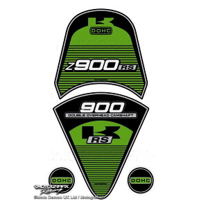 モトグラフィックス タンクパッド&リアテール グリーン/ブラック Z900RS MT-TK026G