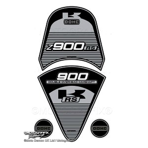 モトグラフィックス タンクパッド&リアテール シルバー/ブラック Z900RS MT-TK026S