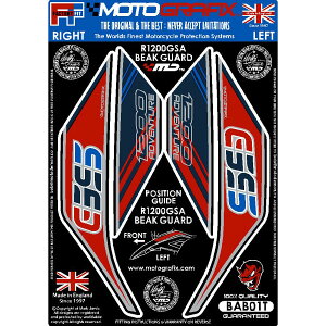 ���g�O���t�B�b�N�X �{�f�B�p�b�h �u���[/���b�h R1200GS Adventure MT-BAB01T