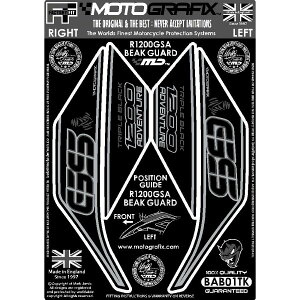 ���g�O���t�B�b�N�X �{�f�B�p�b�h �u���b�N/�O���[ R1200GS Adventure MT-BAB01TK