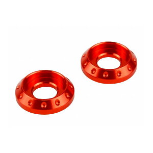 POSH Faith (ポッシュフェイス) M6NASAワッシャー ディープオレンジ/2PCS 004186-14