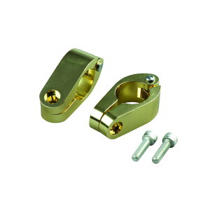 POSH Faith (ポッシュフェイス) ハンドルブレースクランプ 22.4mm用 シャンパンゴールド 2PCS 090167-12