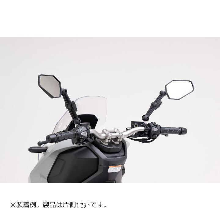 楽天市場】ダブルテイクミラー アドベンチャーミラーキット片側 6.0 