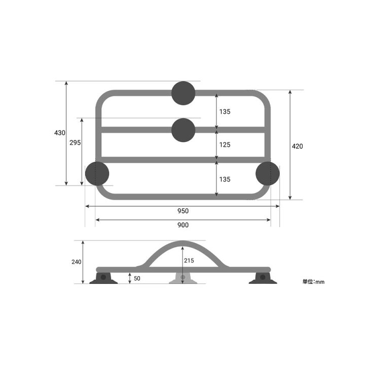 楽天市場】Revo Rack(レボラック) 吸盤式トランクキャリアセット 