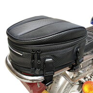 バイク用　リヤシートバッグ　黒　小物入れ　ツーリング　通勤