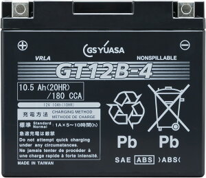 GS YUASA W[GXAT GT12B-4 V[h^ oCNpobe[ t[d