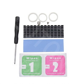 ヒートシンク M.2 SSD用　サーマルパット 工具 固定バンド 取付ネジ付き 70×22×6mm　サーマルパッド