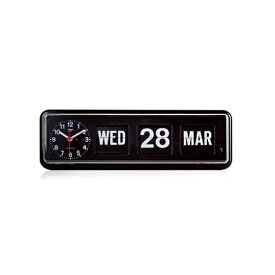 Twemco Calendar Clock #BQ-38 “Black”トゥエンコカレンダークロック#BQ-38"ブラック"TWEMCO社のカレンダー付きフリップ時計掛け時計と置き時計の両方として使用できますインテリアギフト プレゼントリビング 玄関 寝室送料無料