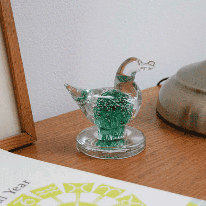 楽天市場】『気泡』と『色』にこだわったガラスオブジェGlass Objet