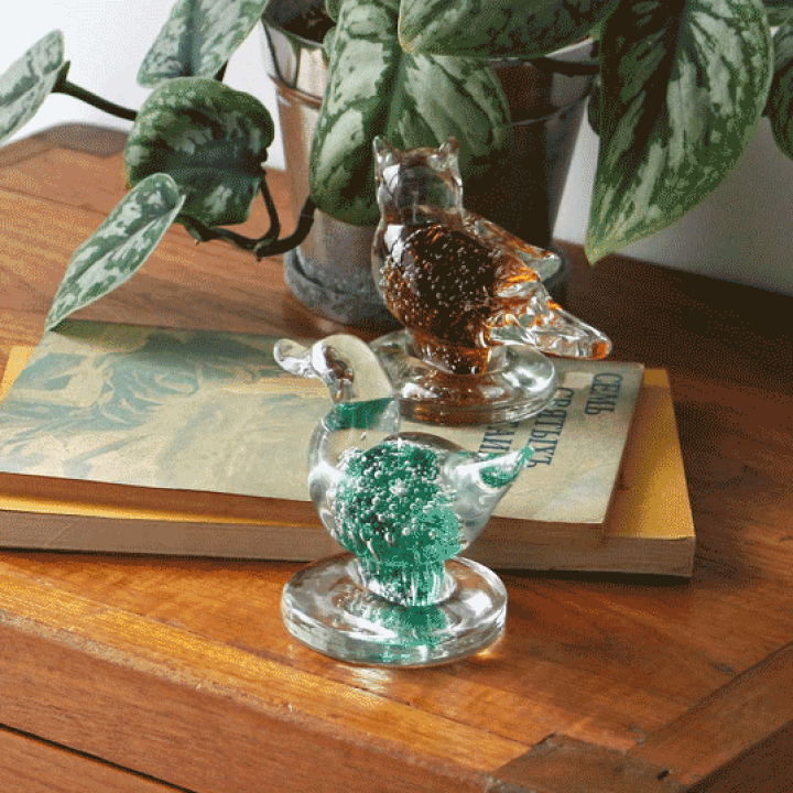 楽天市場】『気泡』と『色』にこだわったガラスオブジェGlass Objet