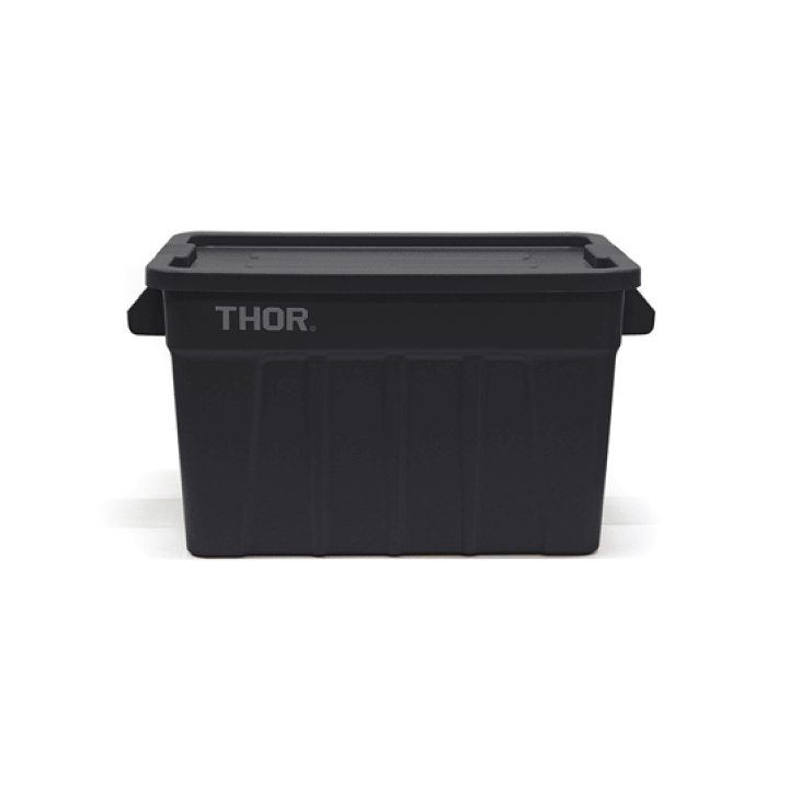 THOR 　コンテナ　７５L　ブラック　（ガレージ、キャンプ、アウトドア） 楽天市場】THOR Large Totes With Lid 75L DC 