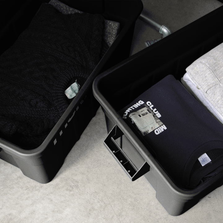 楽天市場】THOR Large Totes With Lid 75L DC 