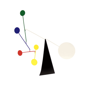 ekko WORKSHOP�̑��ʂȃ��r�[���R���N�V���� �����ƐF���t�ł钤���� Standing Circle Mobile Multi Color �X�^���f�B���O �T�[�N�� ���r�[�� �}���`�J���[ ���C�h�C��USA�̃A�[�g�I�u�W�F �V���v�� ���_