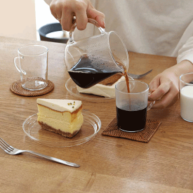 Trendglas-Jena Glass Coffee Server歴史あるイエナガラスを作り続けるドイツブランドTrendglas-Jenaが展開する耐熱ガラス製ポットドリッパーと合わせてコーヒーサーバーやドリンクのピッチャー1~2人用にちょうど良い小さめサイズのポットギフト